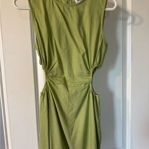 Princess Polly Mayzie Green Mini Dress